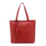 Kit de Bolsas Femininas Grande Sacola + Transversal e Necessarie Vermelho