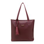 Kit de Bolsas Femininas Grande Sacola + Transversal e Necessarie Vinho