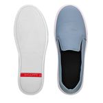 Slip On Feminino Casual Azul Dhaffy 