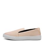 Slip On Feminino Casual Creme Dhaffy 