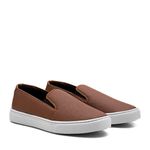 Slip On Feminino Casual Marrom Dhaffy