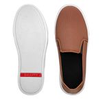 Slip On Feminino Casual Marrom Dhaffy