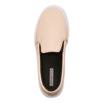 Tênis Slip On Creme Feminino Dhaffy 