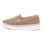 Slip On Feminino com Brilho Rosa