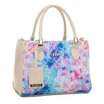 Bolsa Feminina Tie Dye Alça de Mão e Transversal Dhaffy