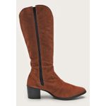 Bota Feminina Western Cano Longo Caramelo