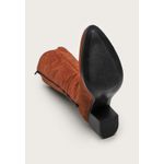Bota Feminina Western Cano Longo Caramelo