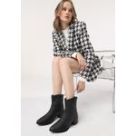 Bota Feminina Western Preta Cano Médio Dhaffy