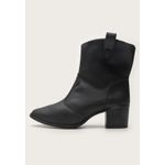 Bota Feminina Western Preta Cano Médio Dhaffy