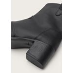 Bota Feminina Western Preta Cano Médio Dhaffy