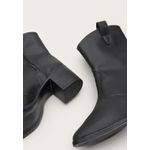 Bota Feminina Western Preta Cano Médio Dhaffy