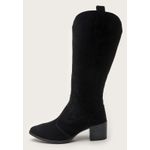 Bota Feminina Western Cano Longo Preto