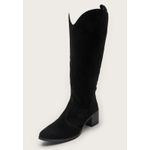 Bota Feminina Western Cano Longo Preto