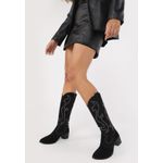 Bota Feminina Western Cano Longo Brilho