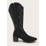 Bota Feminina Western Cano Longo Brilho