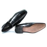 Sapato Social Preto de Couro Legítimo Linha Premium 