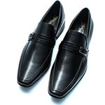 Sapato Social Preto de Couro Legítimo Linha Monaco 