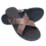 Chinelo Couro Romana Legítimo e Linha Sport 