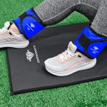 Par de Caneleira 5kg Azul Tornozeleira Para Treino Funcional Treinamento de Pernas Gluteo Em Casa Na Academia