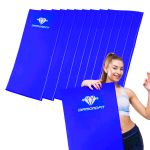 Kit 10 Colchonete de Gisnatica Espuma para Treino Abdominal Exercicio Fitness Abdominal Yoga Pilates Azul