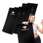 Kit 5 Colchonete de Gisnatica Espuma para Treino Abdominal Exercicio Fitness Abdominal Yoga Pilates Preto