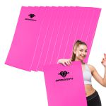 Kit 10 Colchonete de Gisnatica Espuma para Treino Abdominal Exercicio Fitness Abdominal Yoga Pilates Rosa