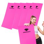 Kit 5 Colchonete de Gisnatica Espuma para Treino Abdominal Exercicio Fitness Abdominal Yoga Pilates Rosa