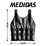  Colete De Carga Peso Funcional 15kg para Treino de Força Musculação Barra Flexão Cross