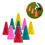 Kit De Treino Funcional Com Escada Rosa de 7 Degraus 10 Cones 10 Chapéus Chineses Corda Bolsa