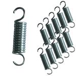 Kit 10 Molas Reforçada Para Mini Jump Trampolim Academia Cama Elástica Profissional