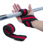 Par Luva De Munhequeira Gancho Straps Profissional Grip Crossfit Musculação Alta Resistência Com Pegada Levantamento de Peso