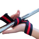 Par Luva De Munhequeira Gancho Straps Profissional Grip Crossfit Musculação Alta Resistência Com Pegada Levantamento de Peso