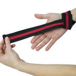 Par Luva De Munhequeira Gancho Straps Profissional Grip Crossfit Musculação Alta Resistência Com Pegada Levantamento de Peso
