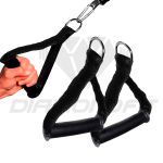 Suporte Sumô para Agachamento Com Manoplas Preto