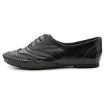 Sapato Social Feminino DiConfort Oxford Confort Verniz Preto