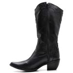 BOTA FEMININA COUNTRY BICO FINO DICONFORT PRETO