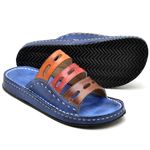 Sandália Chinelo Birken Conforto Anatomico Ortopédica Azul