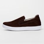 Tênis Sapatênis Slip Casual DiConfort Café