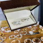 Alianças de prata de namoro e compromisso