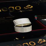Alianças de Prata Namoro e Compromisso