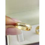 Alianças de Ouro18k Noivado e Casamento Banhado a Ouro 18k 