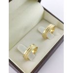 Alianças de Ouro18k Noivado e Casamento Banhado a Ouro 18k 