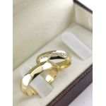 Alianças de Ouro18k Noivado e Casamento Banhado a Ouro 18k 