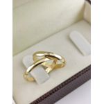 Alianças de Ouro18k Noivado e Casamento Banhado a Ouro 18k 