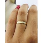 Alianças de Ouro18k Noivado e Casamento Banhado a Ouro 18k 