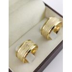 Alianças de Ouro18k Noivado e Casamento Banhado a Ouro 18k 