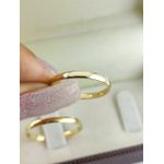 Alianças de Ouro18k Noivado e Casamento Banhado a Ouro 18k 