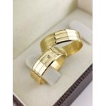 Alianças de Ouro18k Noivado e Casamento Banhado a Ouro 18k 