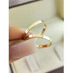Alianças de Ouro18k Noivado e Casamento Banhado a Ouro 18k 