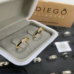 Alianças De Ouro18k Noivado e Casamento